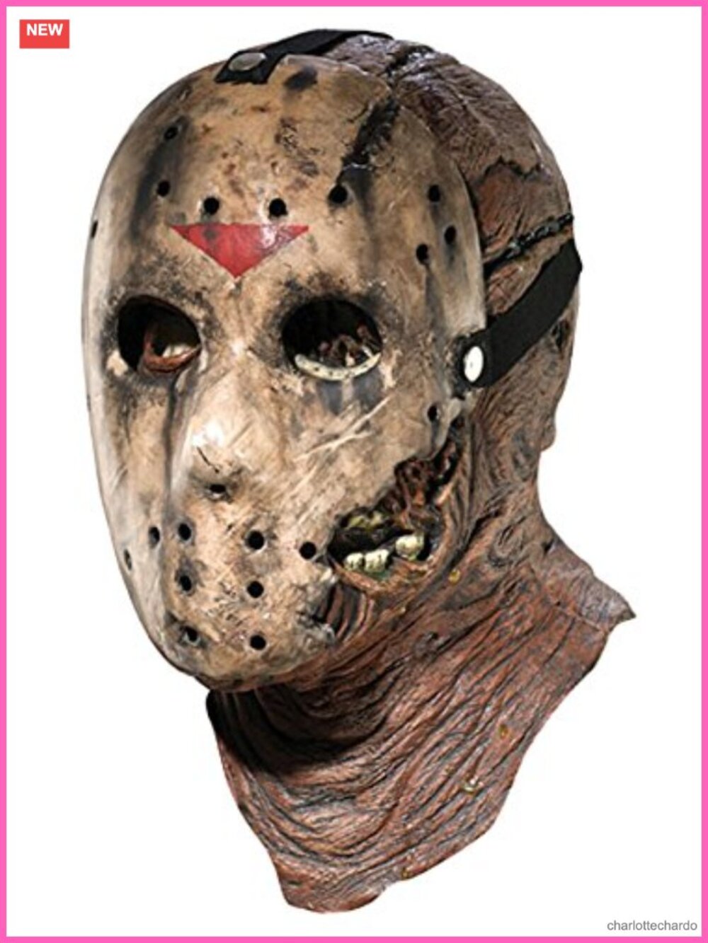 Licensed Friday the 13th Jason Voorhees Deluxe Overhead Mask Latex Hockey